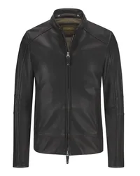 Meindl Lederjacke im Biker-Style Schwarz