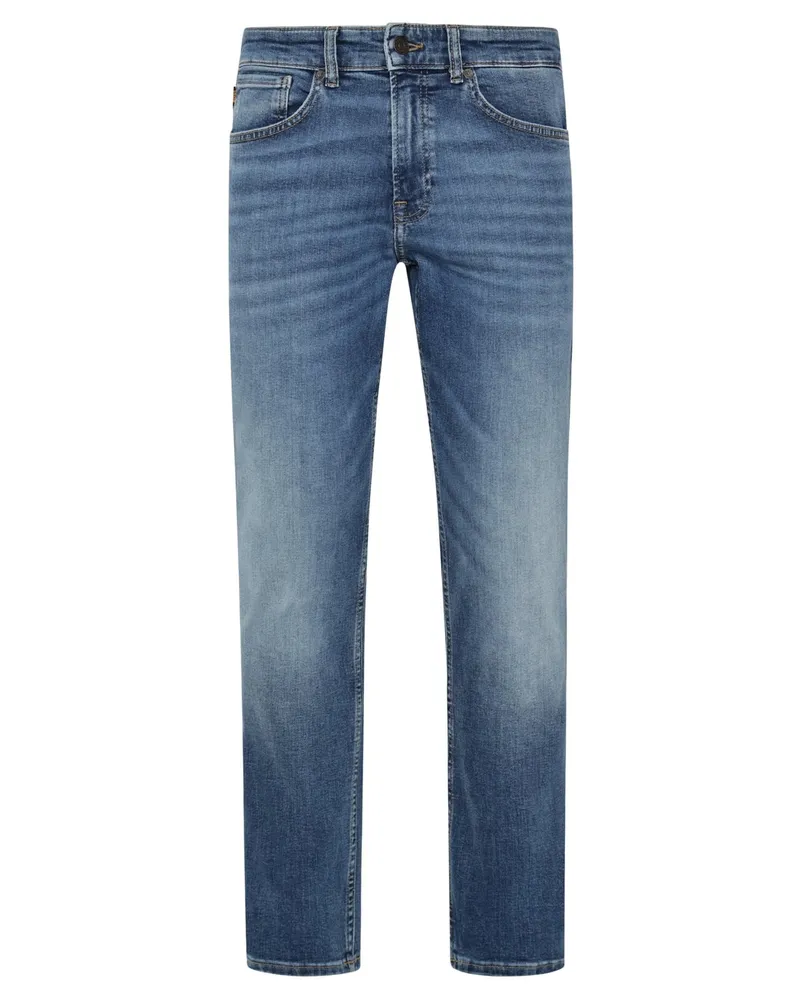 HUGO BOSS Jeans mit Waschung und Stretchanteil, Slim Fit in Denim