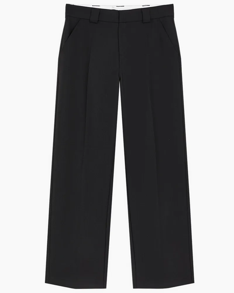 Dickies Worker-Pants aus einem Schurwoll-Mix, Regular Fit in Schwarz