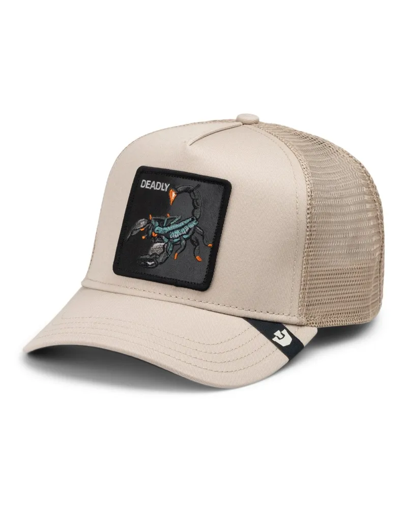 Goorin Bros. Cap mit Mesh-Netz und Aufnäher in Beige