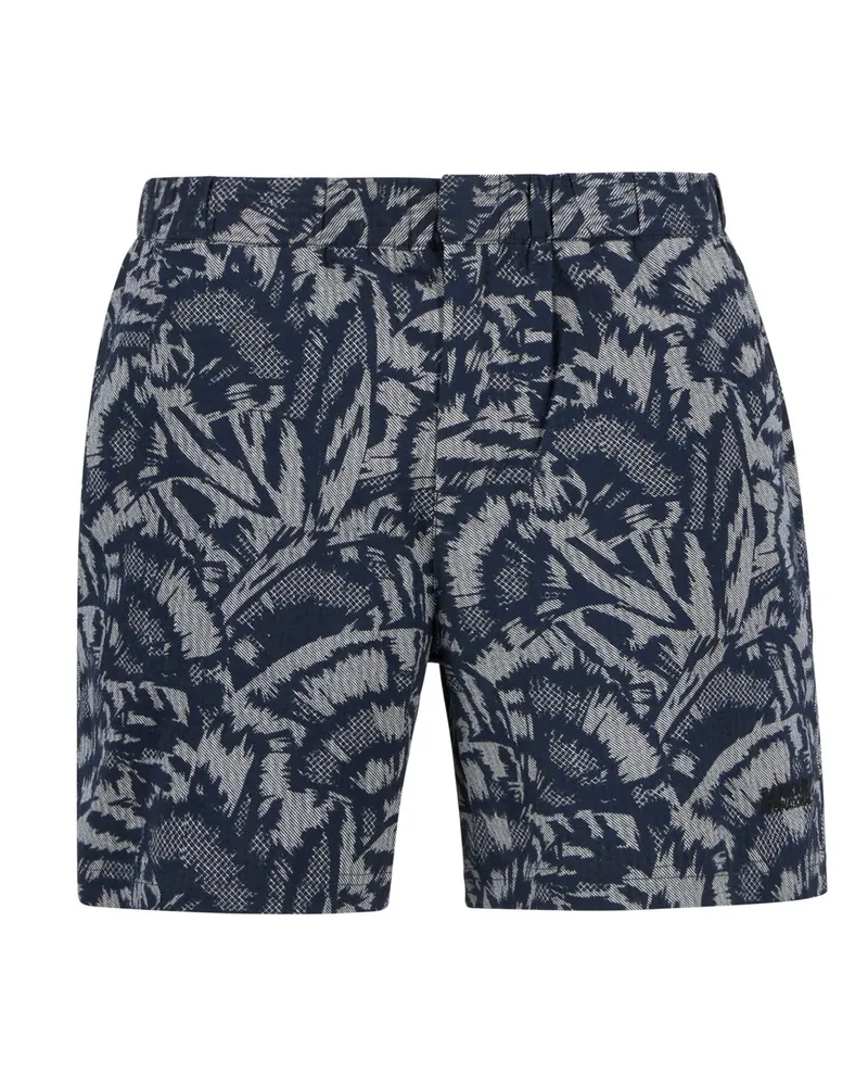 Barbour Shorts mit floralem Print und innenliegendem Tunnelzug in Marine