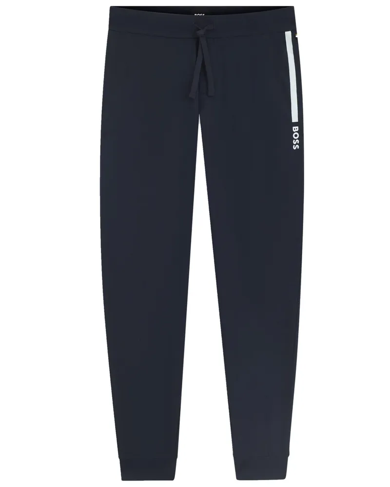 HUGO BOSS Homewear-Sweatpants Authentic mit Labelstreifen in Marine