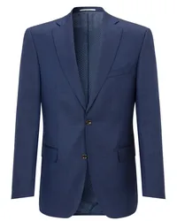 Carl Gross Leichter Blazer in Super 120 Schurwolle, Modern Fit Blau