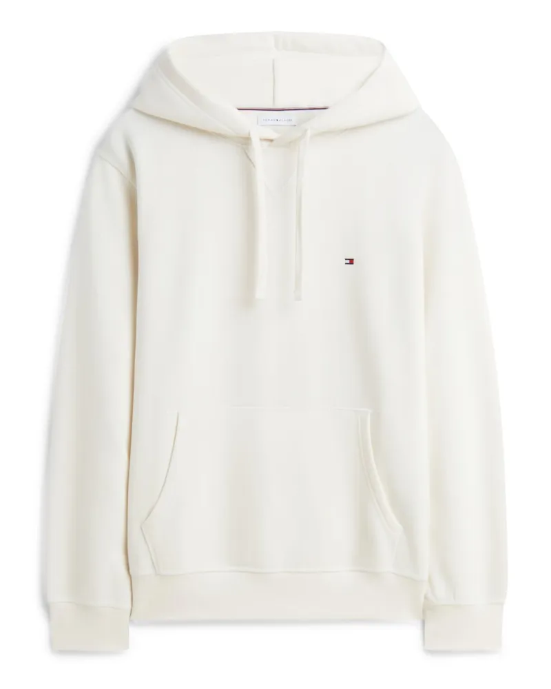 Tommy Hilfiger Hoodie aus einem soften Baumwoll-Mix in Offwhite