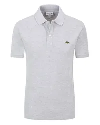 Lacoste Piqué-Poloshirt PH4012 Slim Fit, mit Krokodil-Aufnäher Hellgrau