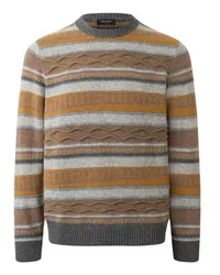 Maerz Strick-Pullover aus Schurwolle Multicolor