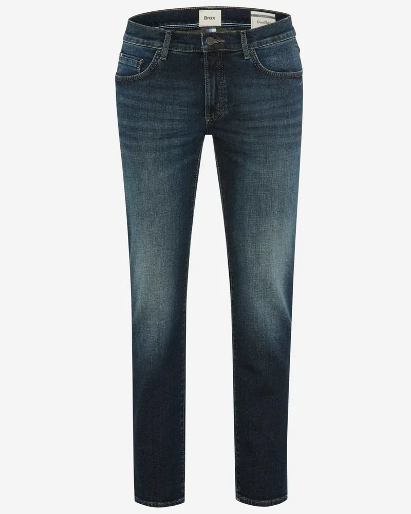 Brax Softe Cross Hatch-Jeans Chuck, Modern Fit in Marine