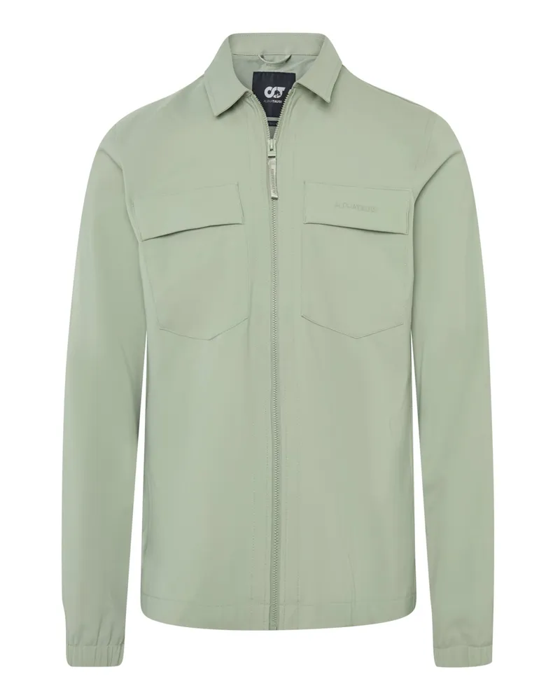 AlphaTauri Wasserabweisendes Overshirt Ongers in 4 Way-Stretch-Qualität in Hellgrün