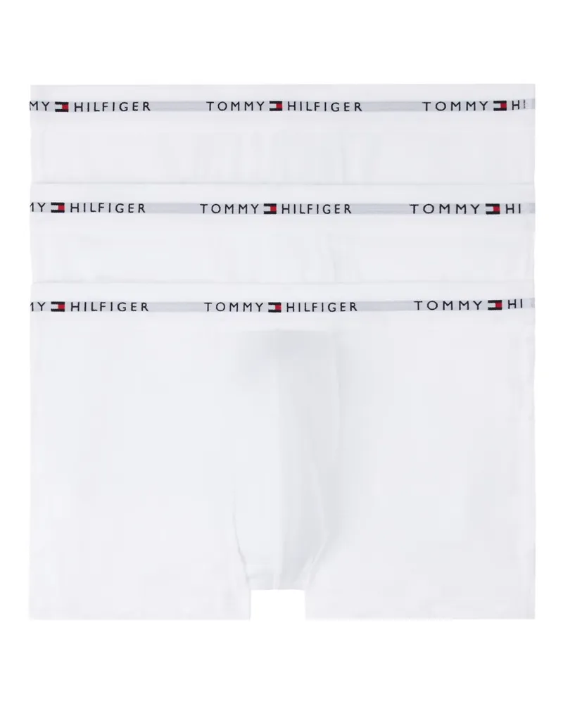 Tommy Hilfiger 3er Pack Boxer-Trunks mit Labelbund in Weiß