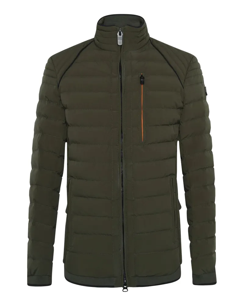 Wellensteyn Wattierte Steppjacke Molm im Materialmix in Oliv
