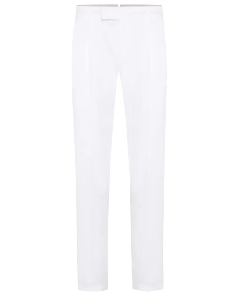 PT TORINO Feincord-Hose mit Stretch-Anteil, Slim in Weiß