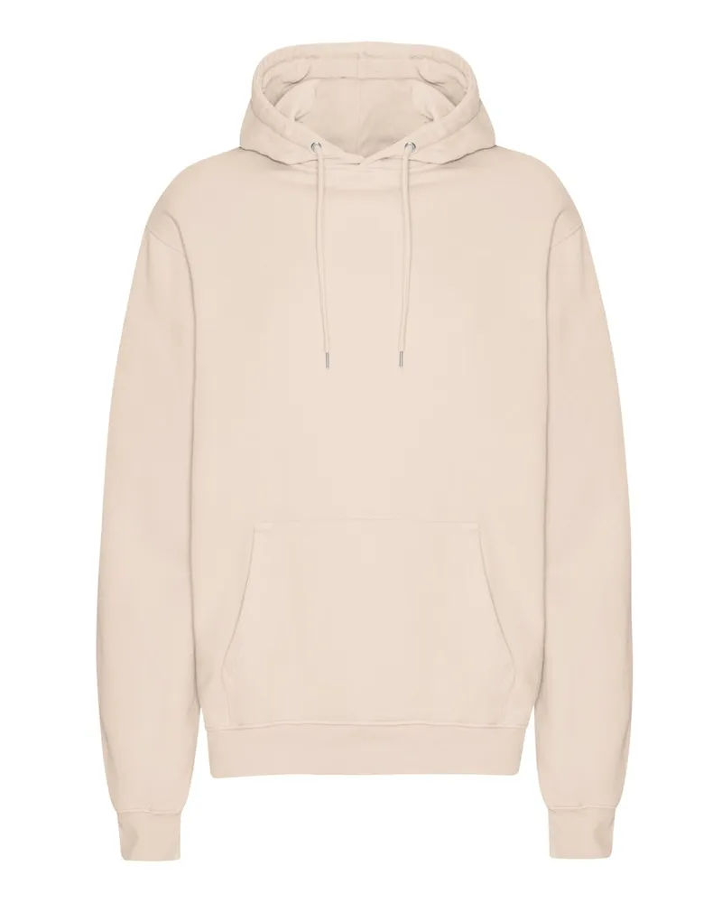 COLORFUL STANDARD Softer Hoodie aus Bio-Baumwolle in Washed-Optik in Sand