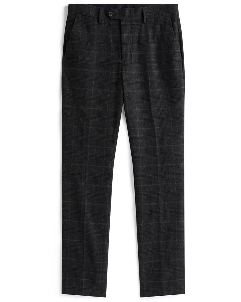 Tommy Hilfiger Chino mit Stretch und Fensterkaro in Grau
