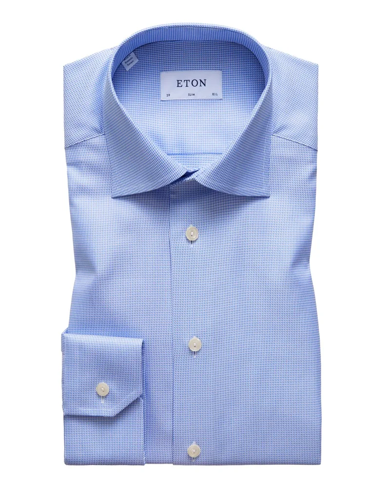 Eton Hemd, Slim Fit Hellblau