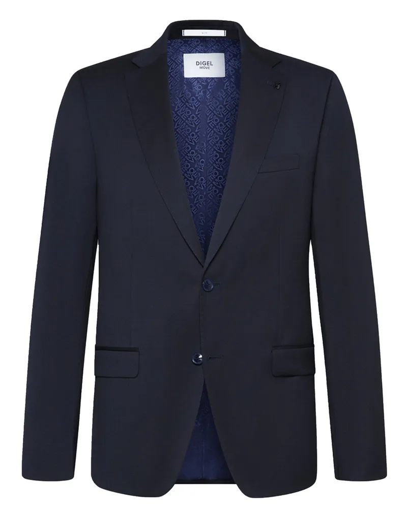 Digel Anzugsakko Digel Move mit Stretchanteil, Slim Fit in Marine