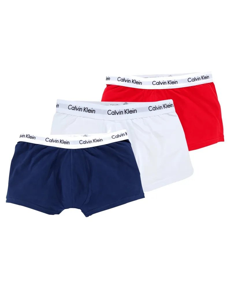 Calvin Klein 3er Pack Low Rise Trunks mit Stretchanteil und Label-Bund Multicolor