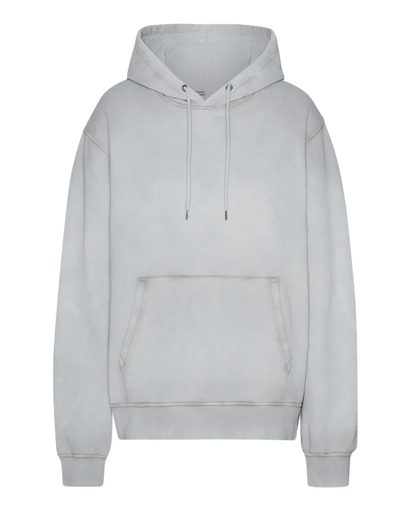 COLORFUL STANDARD Softer Hoodie aus Bio-Baumwolle in Washed-Optik in Hellgrau