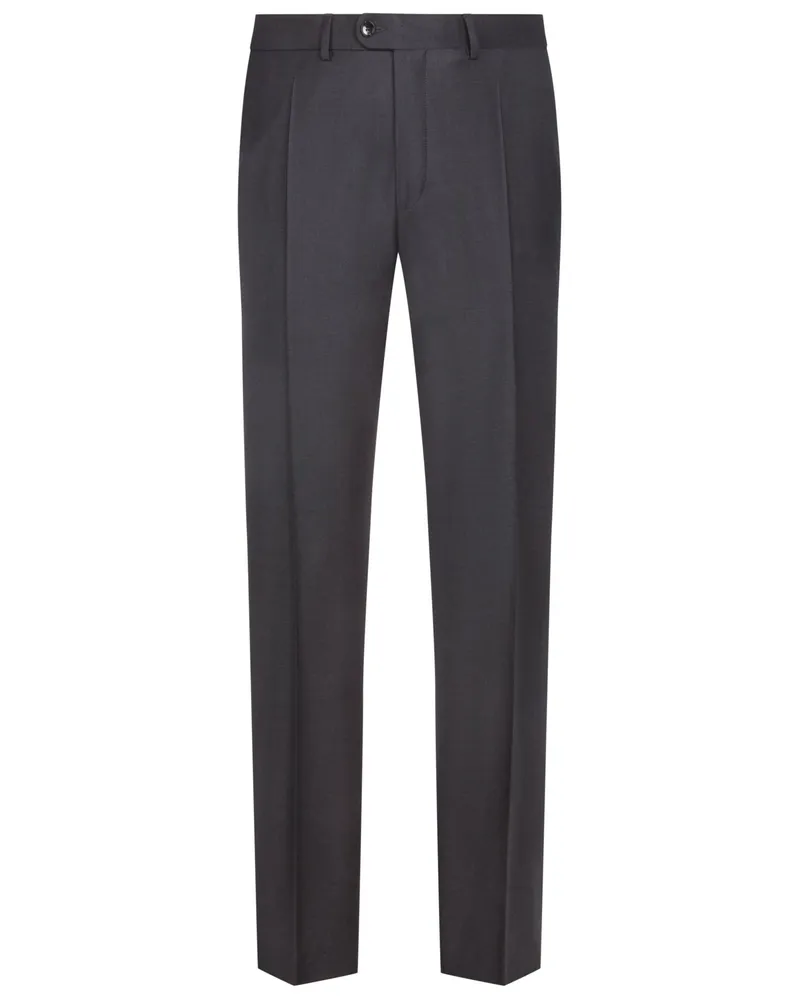 Dressler Businesshose in Super-150-Schurwolle, Shaped Fit in Anthrazit