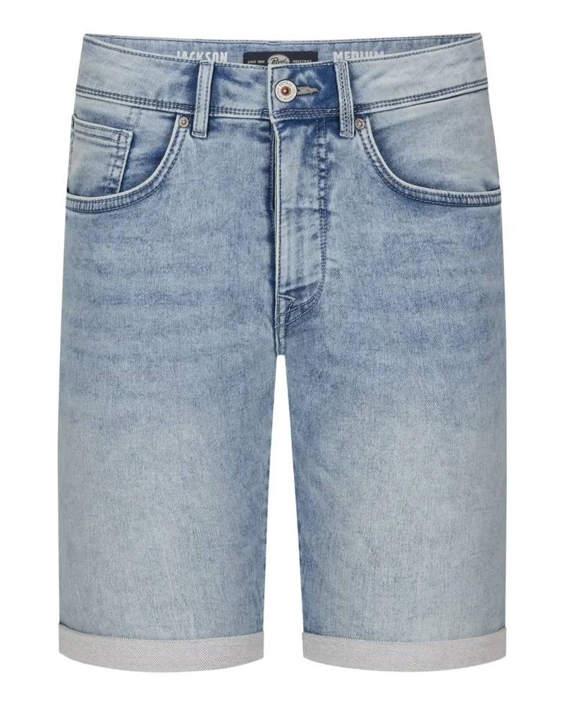 Petrol Industries Jeans-Bermudashorts mit Stretch, Slim Fit Blau