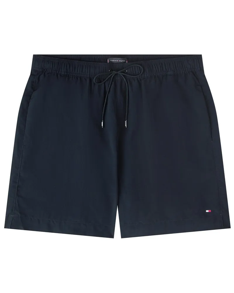 Tommy Hilfiger Badeshorts mit Logo-Stickerei, Regular Fit in Marine