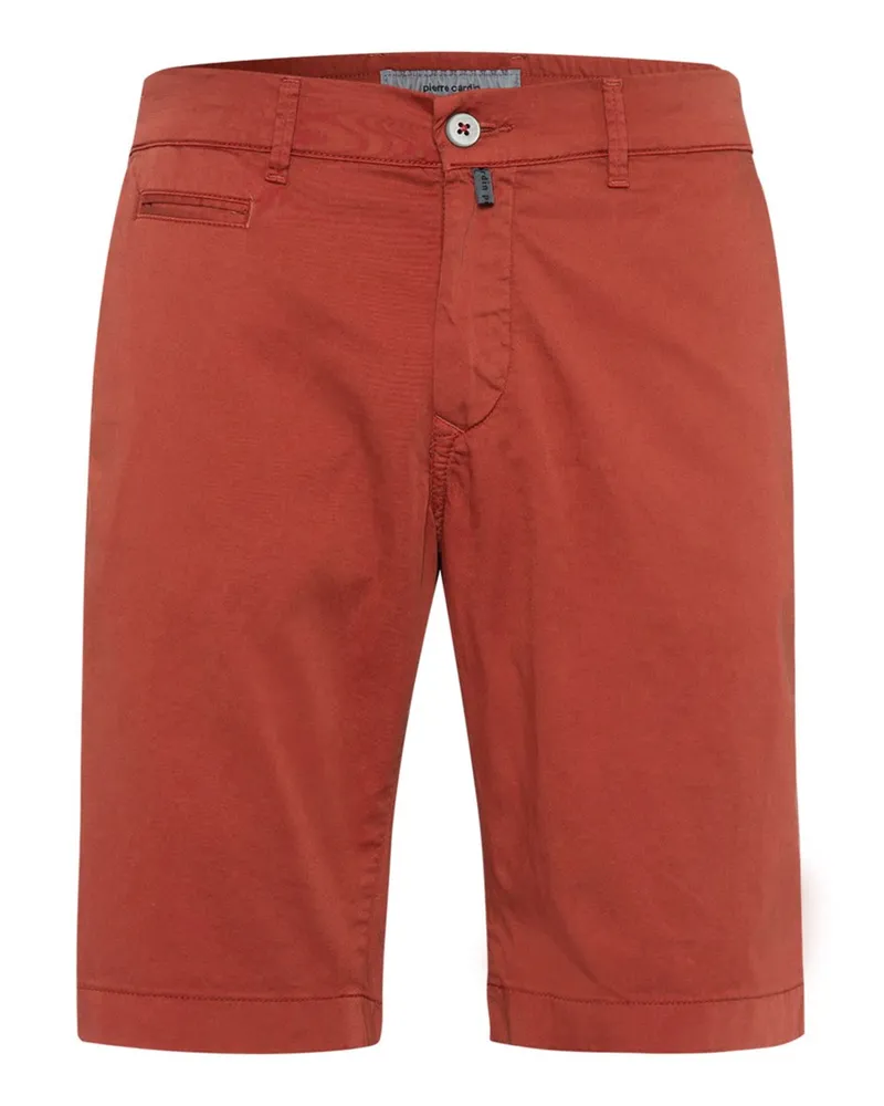 Pierre Cardin Bermudashorts Lyon mit elastischem Bund Rot