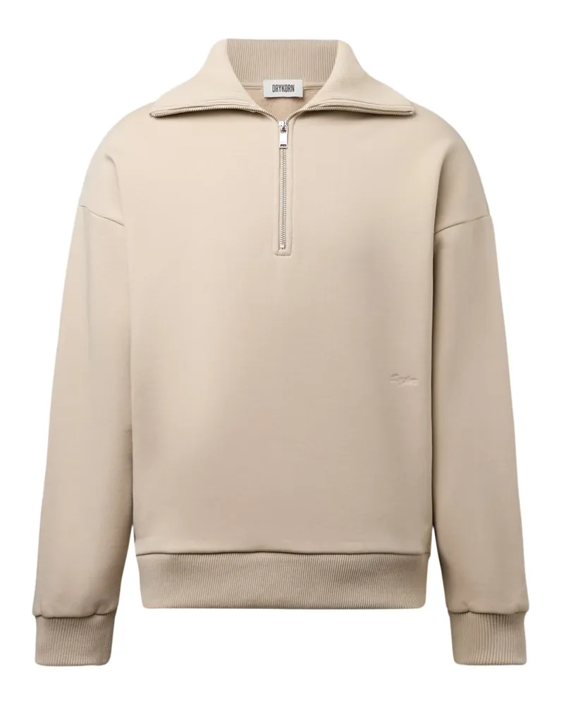 Drykorn Sweat-Troyer Kailep aus einem Baumwollmix, Relaxed Fit in Beige