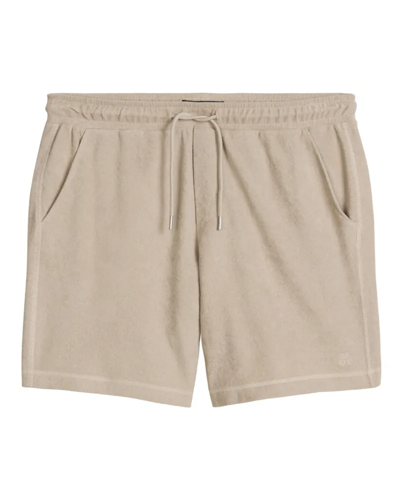 Marc O'Polo Leichte Frottee-Shorts aus Baumwolle, Regular Fit in Beige