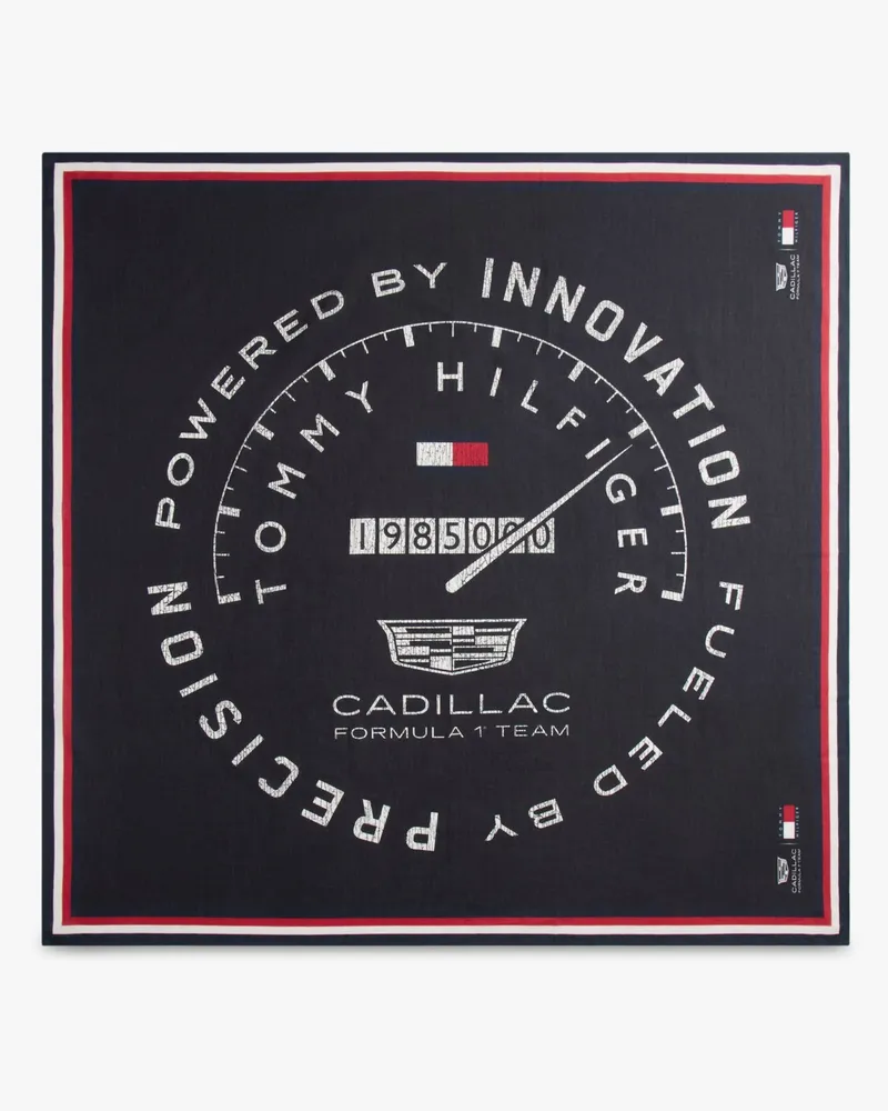 Tommy Hilfiger TH x Cadillac Formula 1® Team Bandana mit Logo in Schwarz