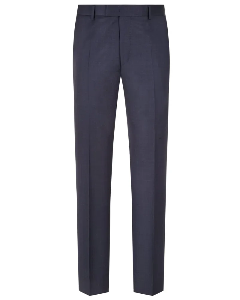 windsor. Businesshose aus reiner Schurwolle, Sole, Regular Fit in Blau