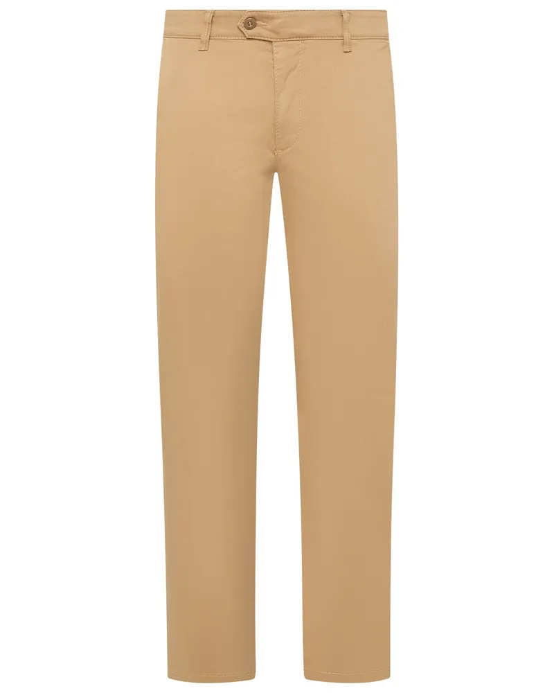 Eurex by Brax Stretch-Chino Jim in Perfect Cut, Regular Fit in Messing