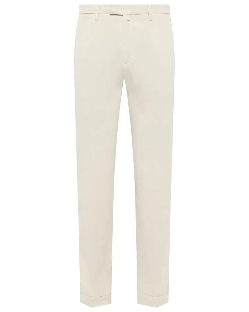Briglia 1949 Chino aus einem Baumwolle-Lyocell-Mix in Offwhite