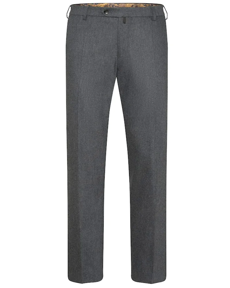 Meyer Hosen Flanellhose Bonn mit Stretch, Modern Fit in Grau