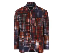 Feincord-Blazer Lusandro mit Karomuster im Landhausstil in