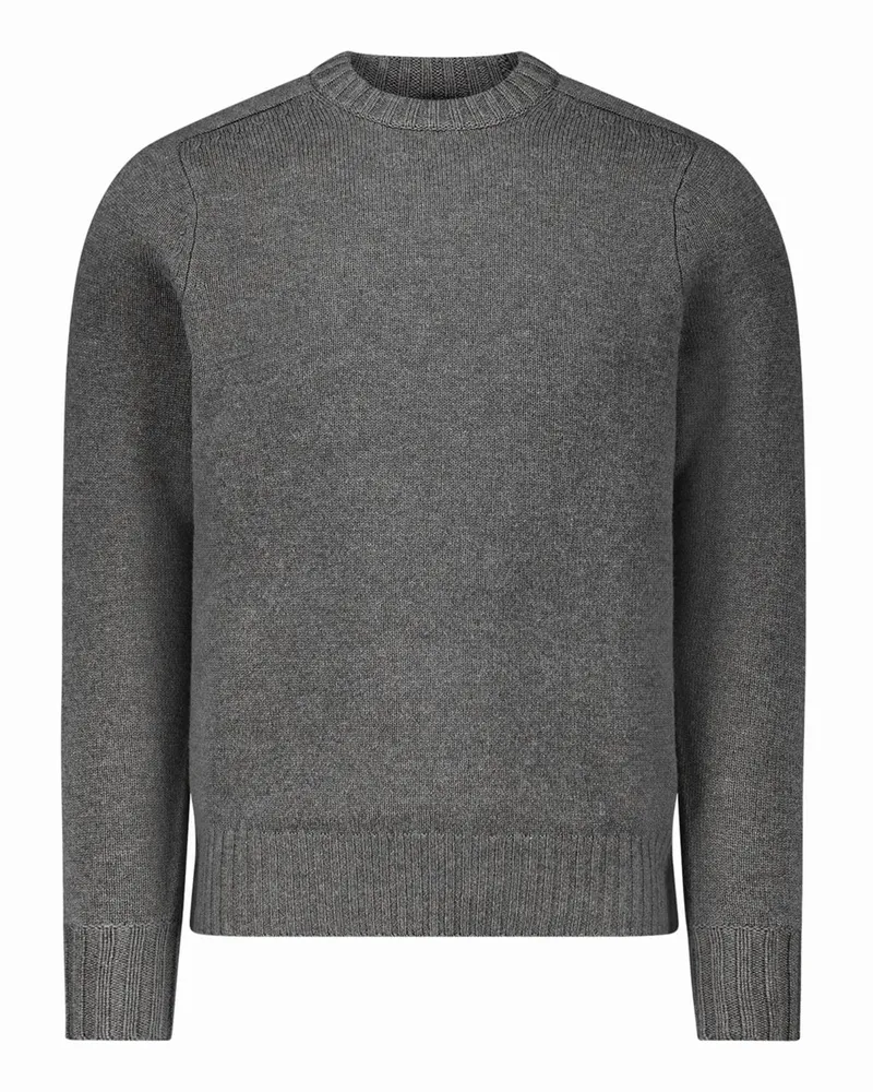 FTC Cashmere Softer Kaschmirpullover mit Rundhalsausschnitt in Anthrazit