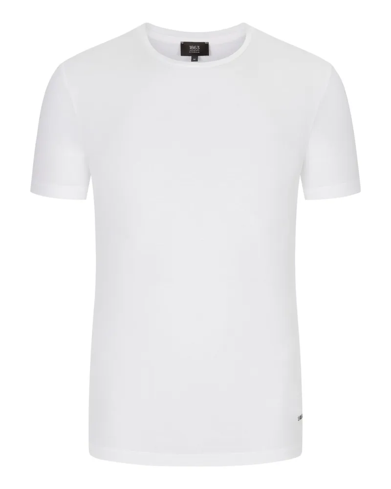 Eterna T-Shirt mit Lyocell-Anteil in Weiß