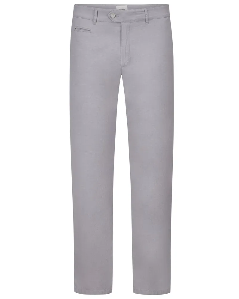 Brax Ultralight Chino mit Stretch und Muster, Regular Fit in Mittelgrau
