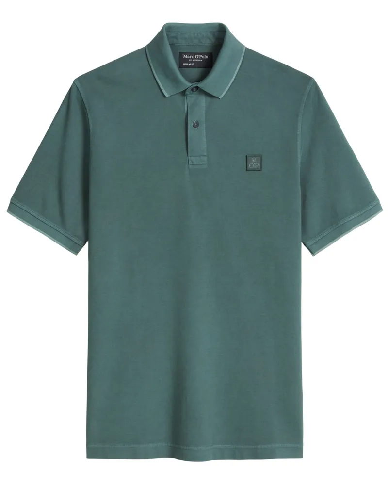 Marc O'Polo Piqué-Poloshirt aus aus Bio-Baumwolle, Regular Fit in Petrol