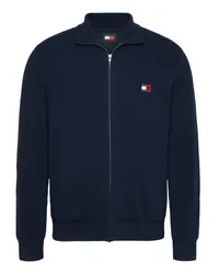 Tommy Hilfiger Strickjacke mit Zip im Rippstrick Marine