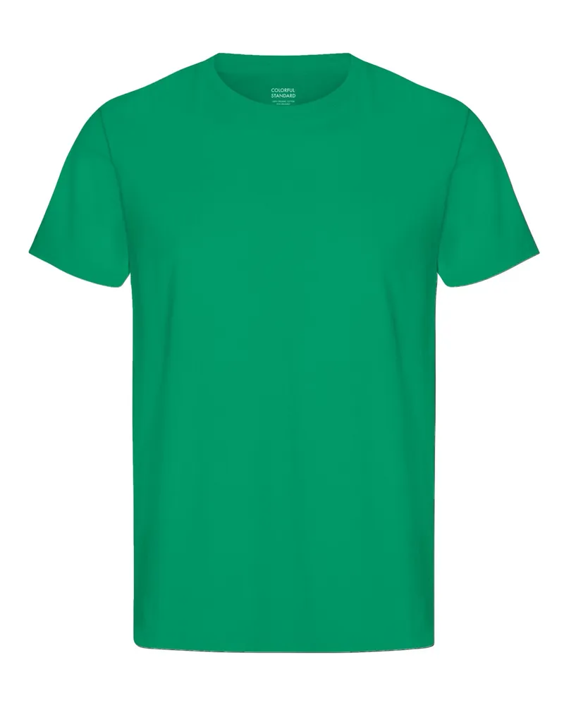 COLORFUL STANDARD T-Shirt aus softer vorgewaschener Bio-Baumwolle in Grün