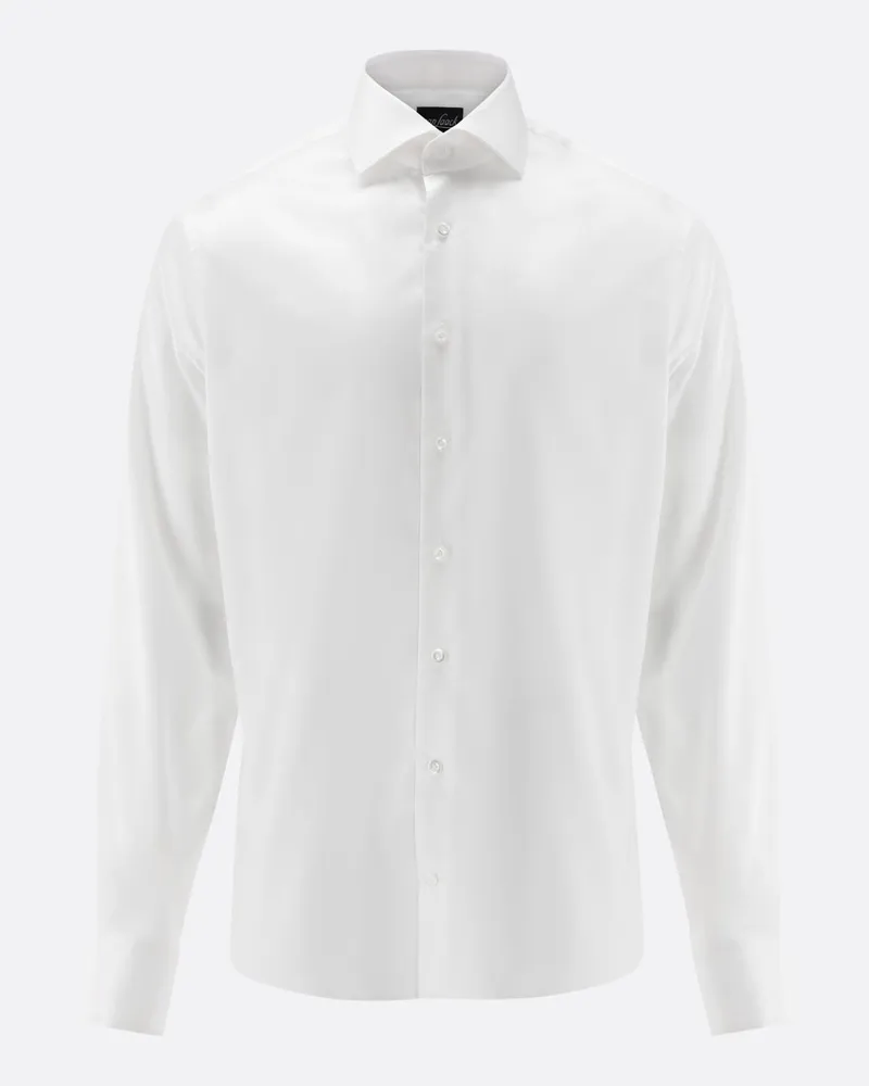 van Laack Hemd in Twill-Qualität, Meisterwerk, Slim Fit in Weiß