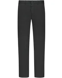 Hiltl Chino im elastischen Baumwoll-mix, Thiago, Slim Straight Schwarz