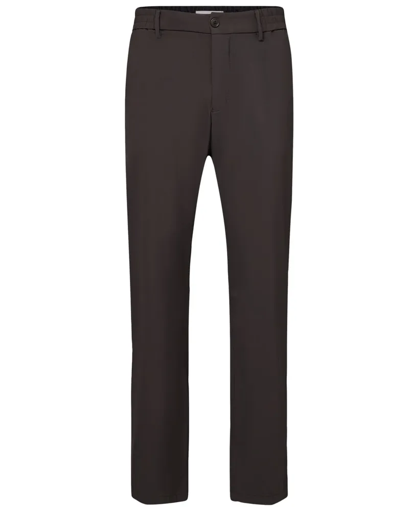 Drykorn Glatte und elastische Casual-Chino Garona, Relaxed Fit in Braun