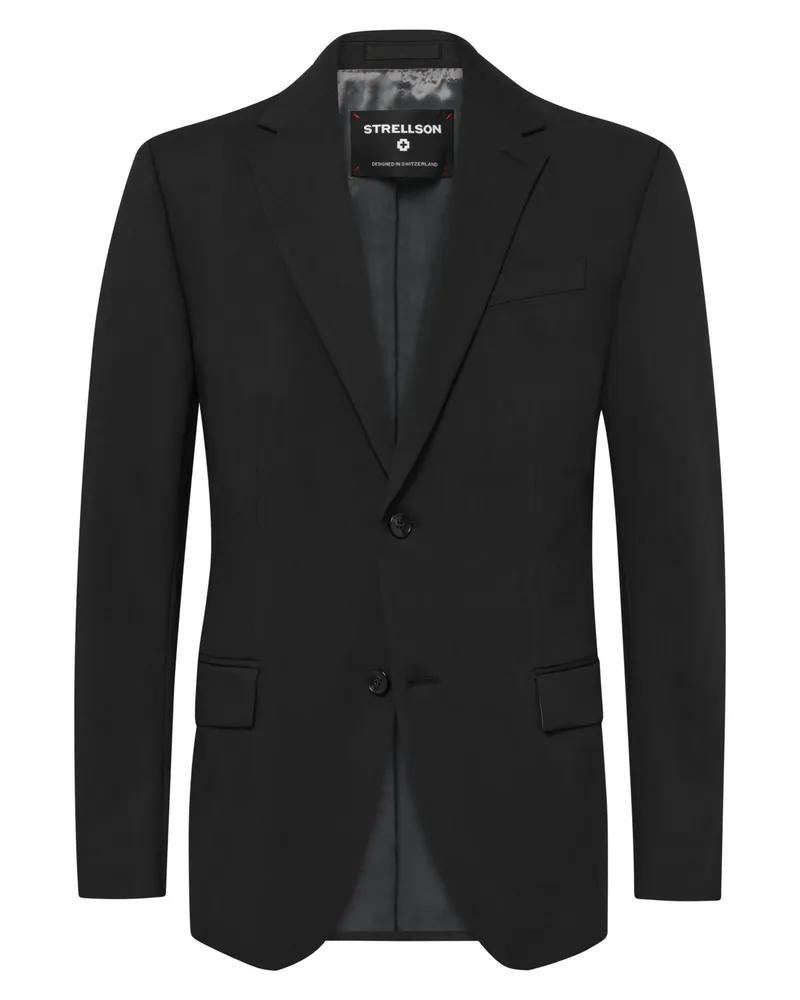 Strellson Anzugsakko mit Stretchanteil, Slim Fit in Schwarz