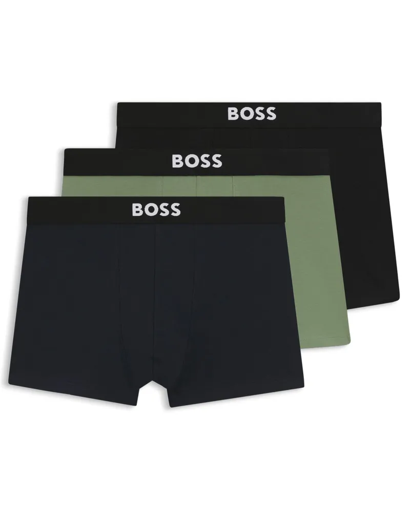 HUGO BOSS 3er-Pack Boxer-Trunks mit Stretchanteil in Multicolor