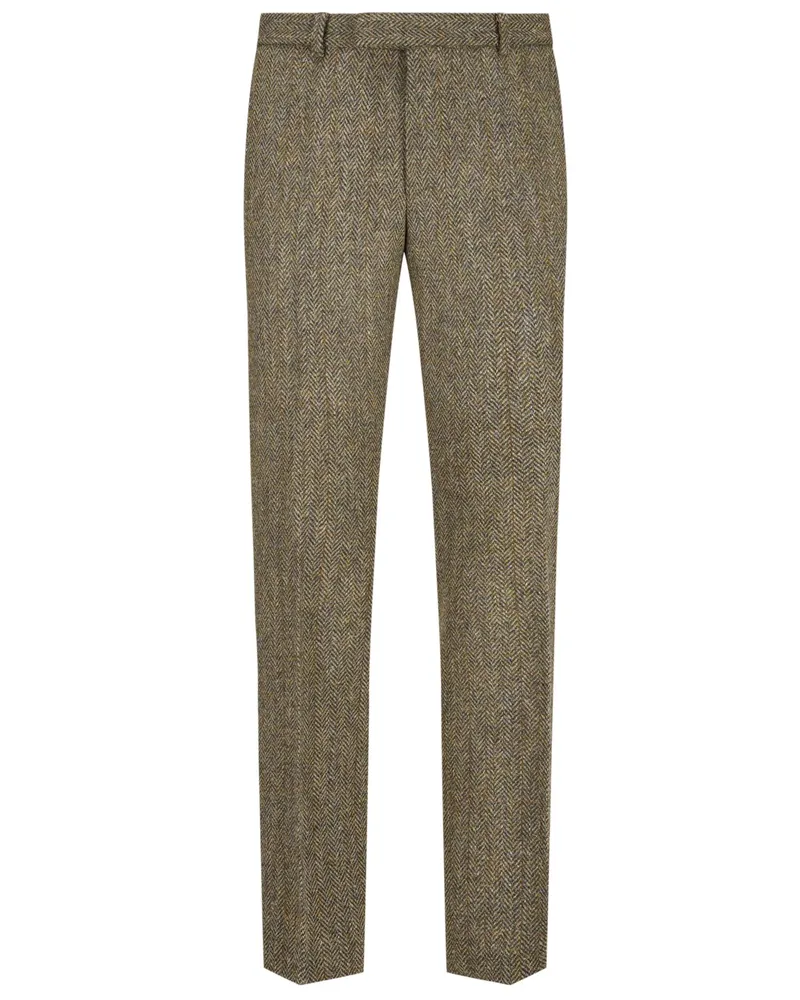 Wellington of Bilmore Wollhose Mr. Miller in Harris Tweed-Qualität in Grün