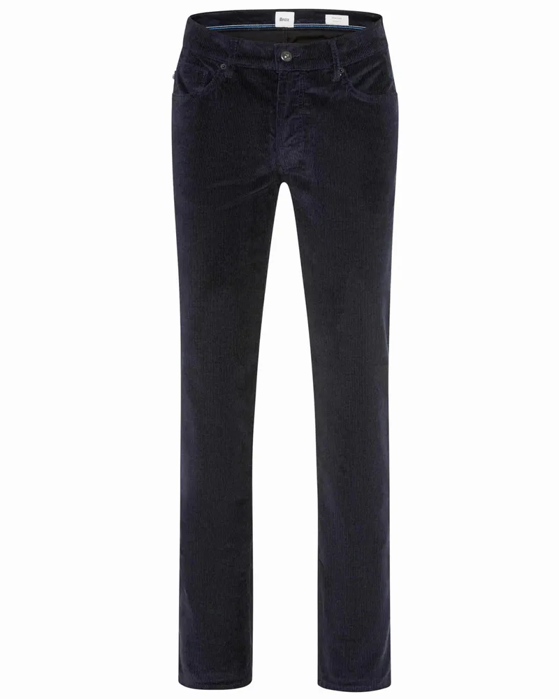 Brax 5 Pocket Cordhose Cadiz, Straight Fit in Marine