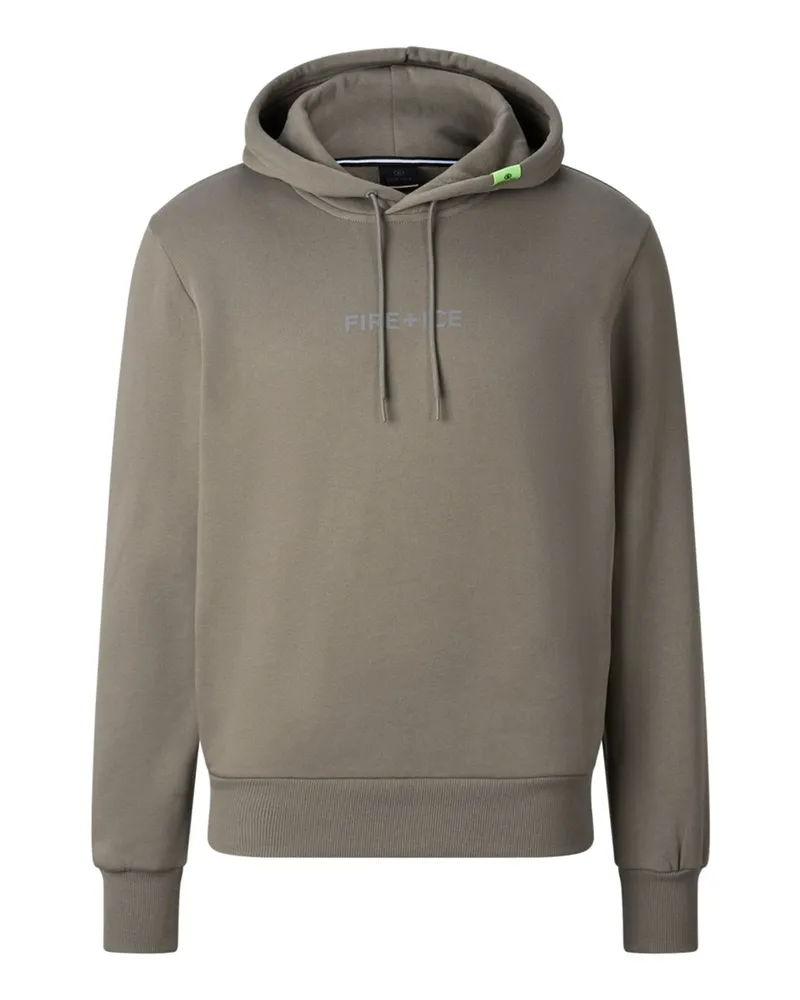 Bogner Fire & Ice Hoodie Covell aus Baumwolle mit Label-Schriftzug, Regular in Braun