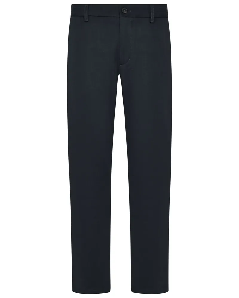 Marc O'Polo Stoffhose Morot Jogger aus weichem Interlock-Jersey, Tapered Fit in Schwarzblau