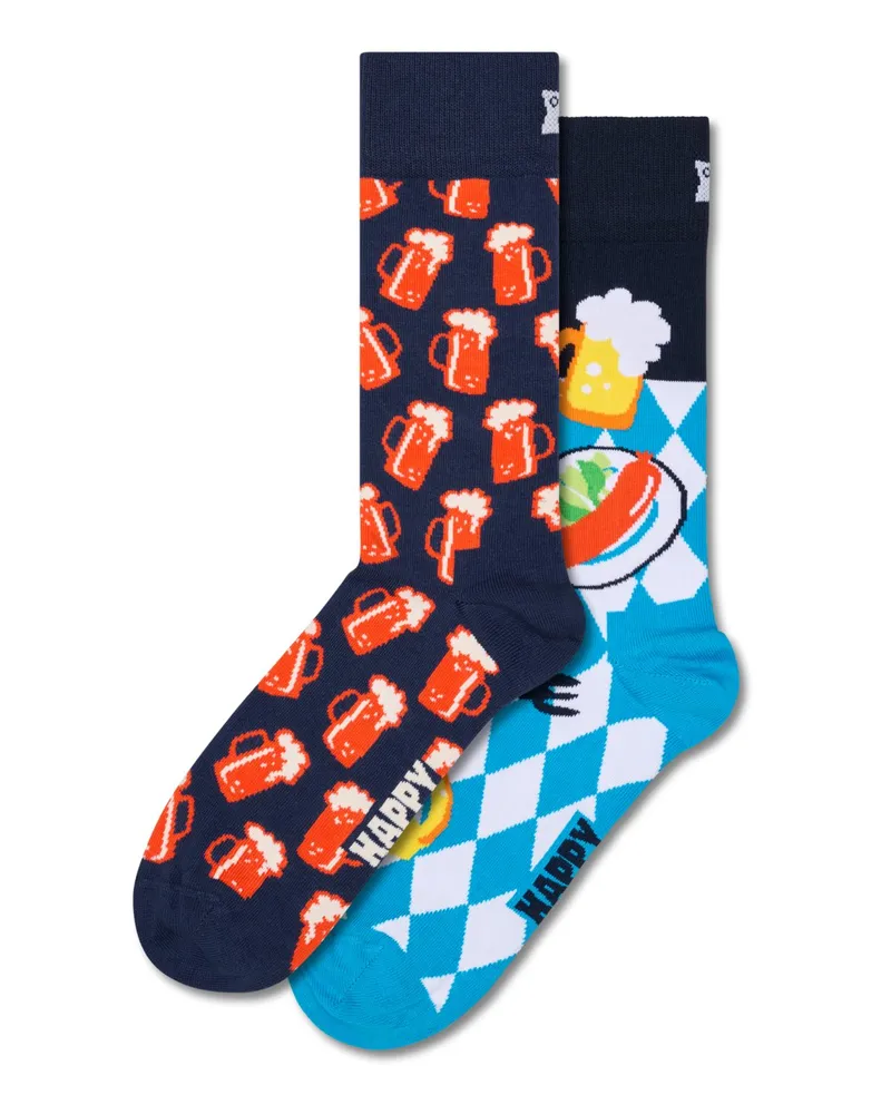 Happy Socks 2er Pack Socken mit Oktoberfest-Motiven in Multicolor