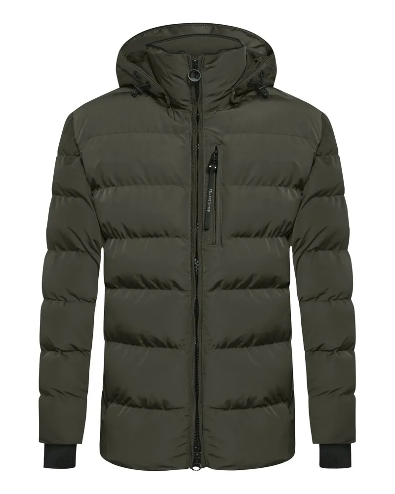 Wellensteyn Gesteppte Pufferjacke Blackbird mit abtrennbarer Kapuze in Marine